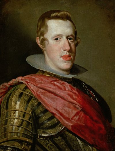 Portret van Filips IV (1605-65) in harnas door Diego Velázquez